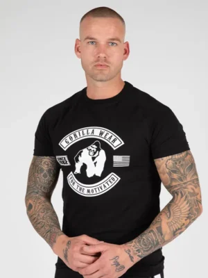 TULSA Majica - Crna - Majice Kratki Rukav