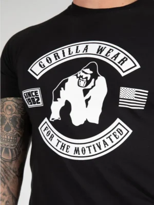 TULSA Majica - Crna - Majice Kratki Rukav