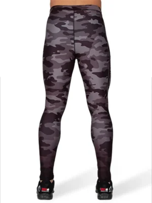 FRANKLIN Muške Tajice - Crno/Sive - Borilačka Odjeća