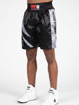HORNELL Bokserski Šorc - Crno/Sivi - Borilačka Odjeća