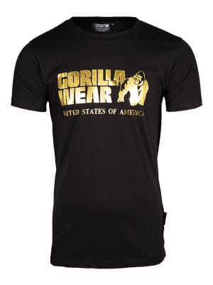 CLASSIC Majica - Crno/Zlatna - Majice Kratki Rukav