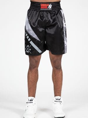 HORNELL Bokserski Šorc - Crno/Sivi - Borilačka Odjeća