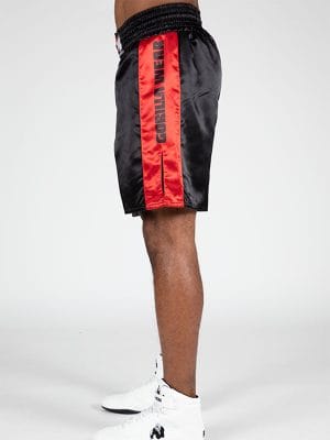 HORNELL Bokserski Šorc - Crno/Crveni - Borilačka Odjeća