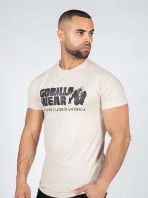 CLASSIC Majica - Bež - Majice Kratki Rukav