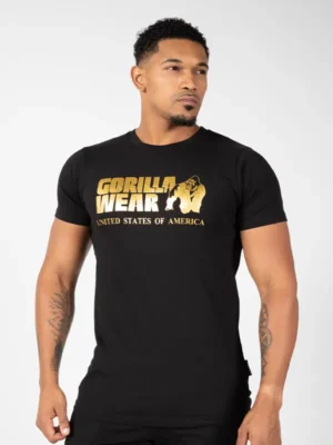 CLASSIC Majica - Crno/Zlatna - Majice Kratki Rukav