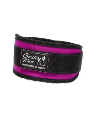 ŽENSKI Pojas za Dizanje Tegova - Širina 10cm - Crno/Ljubičasti - Dizački Pojasi