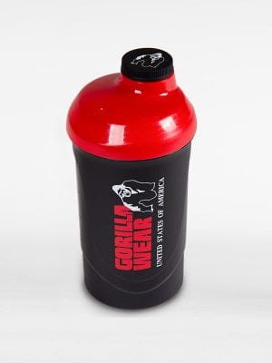 Šejker WAVE 600ml - Crno/Crveni - Šejkeri i Boce