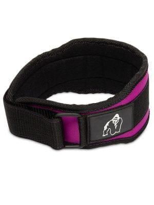 ŽENSKI Pojas za Dizanje Tegova - Širina 10cm - Crno/Ljubičasti - Dizački Pojasi