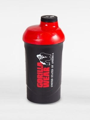 Šejker WAVE 600ml - Crno/Crveni - Šejkeri i Boce