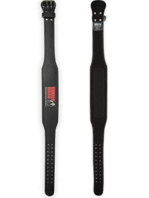 KOŽNI Pojas za Dizanje Tegova - Širina 10cm - Crno/Crveni - Dizački Pojasi