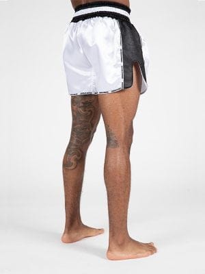 PIRU Muay Thai Šorc - Bijeli - Borilačka Odjeća