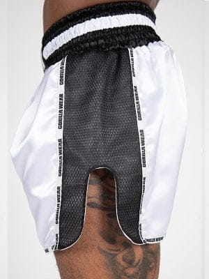 PIRU Muay Thai Šorc - Bijeli - Borilačka Odjeća