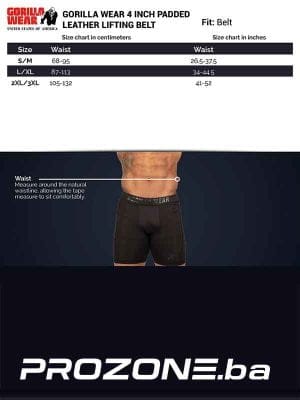 KOŽNI Pojas za Dizanje Tegova - Širina 10cm - Crno/Crveni - Dizački Pojasi