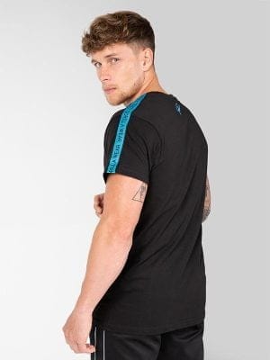 CHESTER Majica - Crno/Plava - Majice Kratki Rukav