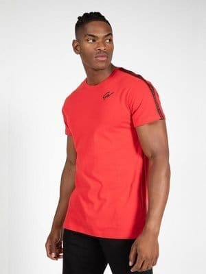 CHESTER Majica - Crvena - Majice Kratki Rukav