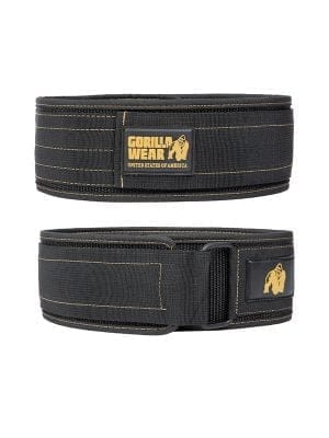 NAJLONSKI Pojas za Dizanje Tegova - Širina 10cm - Crno/Zlatni - Dizački Pojasi