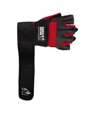DALLAS Rukavice sa Steznicima za Zglob - Crno/Crvene - Rukavice i Gripovi