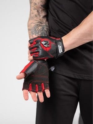 MITCHELL Rukavice za Trening - Crno/Crvene - Rukavice i Gripovi
