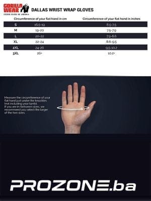 DALLAS Rukavice sa Steznicima za Zglob - Crno/Crvene - Rukavice i Gripovi