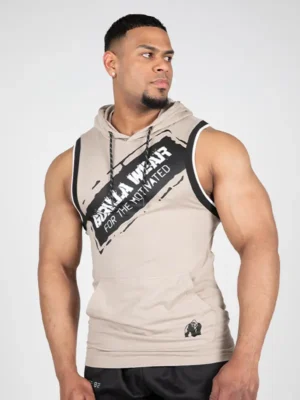 LORETTO Dukserica bez Rukava - Bež - Majice Bez Rukava