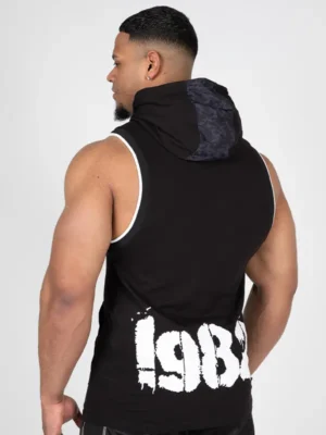 LORETTO Dukserica bez Rukava - Crna - Majice Bez Rukava