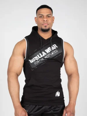 LORETTO Dukserica bez Rukava - Crna - Majice Bez Rukava