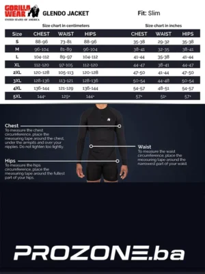 GLENDO Trenerka Gornji Dio - Antracit - Gornji Dio Trenerke i Dukserice