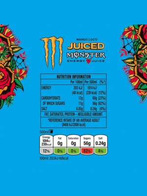 MONSTER Energy Drink Mango Loco - 500ml - Sportski Napitci