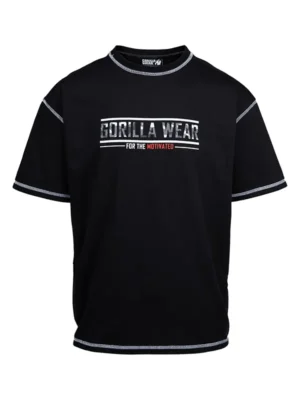 SAGINAW Oversized Majica - Crna - Majice Kratki Rukav