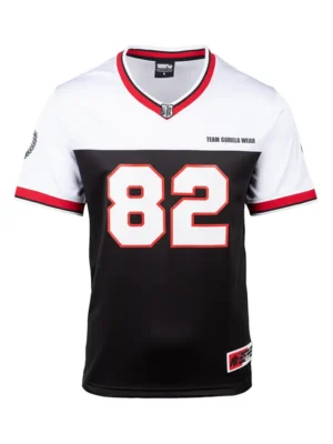 TRENTON Dres za Američki Fudbal - Crno/Bijeli - Majice Kratki Rukav