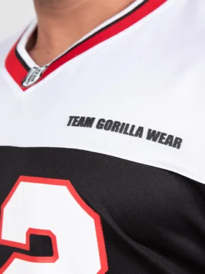 TRENTON Dres za Američki Fudbal - Crno/Bijeli - Majice Kratki Rukav