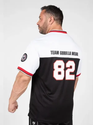 TRENTON Dres za Američki Fudbal - Crno/Bijeli - Majice Kratki Rukav