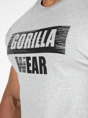 MURRAY Majica - Melanž Siva - Majice Kratki Rukav