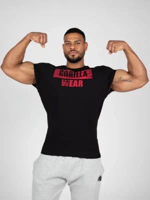 MURRAY Majica - Crna - Majice Kratki Rukav