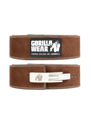 KOŽNI Pojas sa Kopčom / Polugom - Širina 10cm - Smeđi - Dizački Pojasi