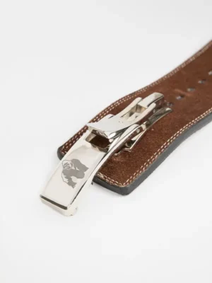 KOŽNI Pojas sa Kopčom / Polugom - Širina 10cm - Smeđi - Dizački Pojasi