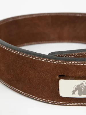 KOŽNI Pojas sa Kopčom / Polugom - Širina 10cm - Smeđi - Dizački Pojasi