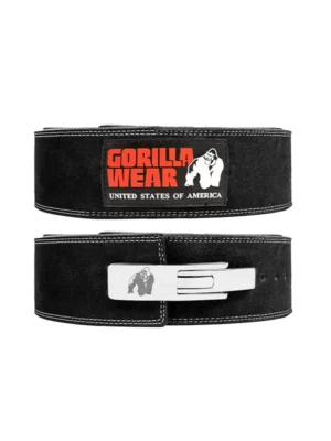 KOŽNI Pojas sa Kopčom / Polugom - Širina 10cm - Crno/Crveni - Dizački Pojasi