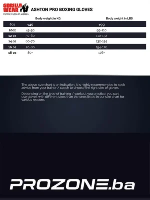 ASHTON Pro Bokserske Rukavice - Rukavice za Boks i MMA