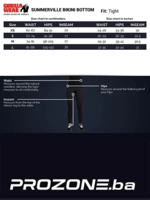 Summerville Bikini Donji Dio - Crni - Šorcevi