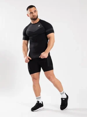 NORTON Bešavna Majica - Crna - Majice Kratki Rukav