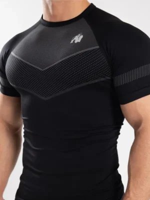 NORTON Bešavna Majica - Crna - Majice Kratki Rukav