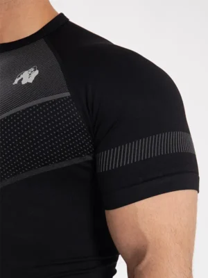 NORTON Bešavna Majica - Crna - Majice Kratki Rukav