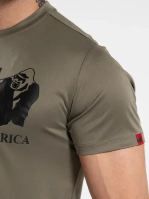 CLASSIC Majica za Trening - Army Green - Majice Kratki Rukav