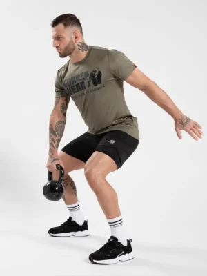 CLASSIC Majica za Trening - Army Green - Majice Kratki Rukav