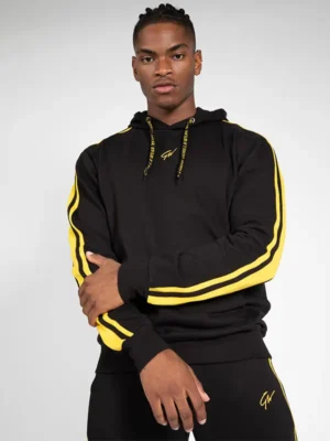 BANKS Oversized Dukserica - Crno/Žuta - Gornji Dio Trenerke i Dukserice