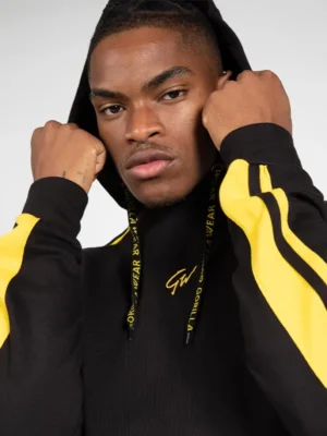 BANKS Oversized Dukserica - Crno/Žuta - Gornji Dio Trenerke i Dukserice