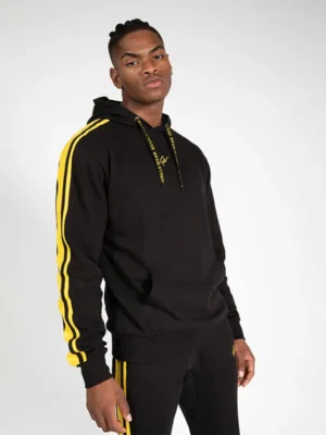 BANKS Oversized Dukserica - Crno/Žuta - Gornji Dio Trenerke i Dukserice