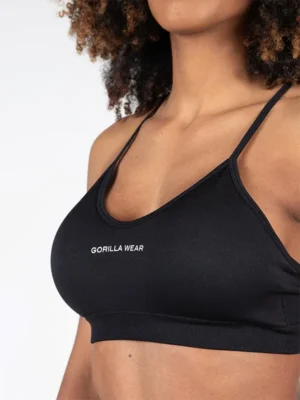 QUINCY Bešavni Sportski Top - Crni - Majice i Topovi