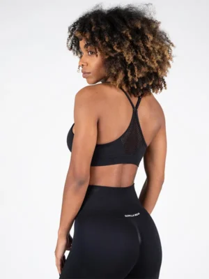 QUINCY Bešavni Sportski Top - Crni - Majice i Topovi